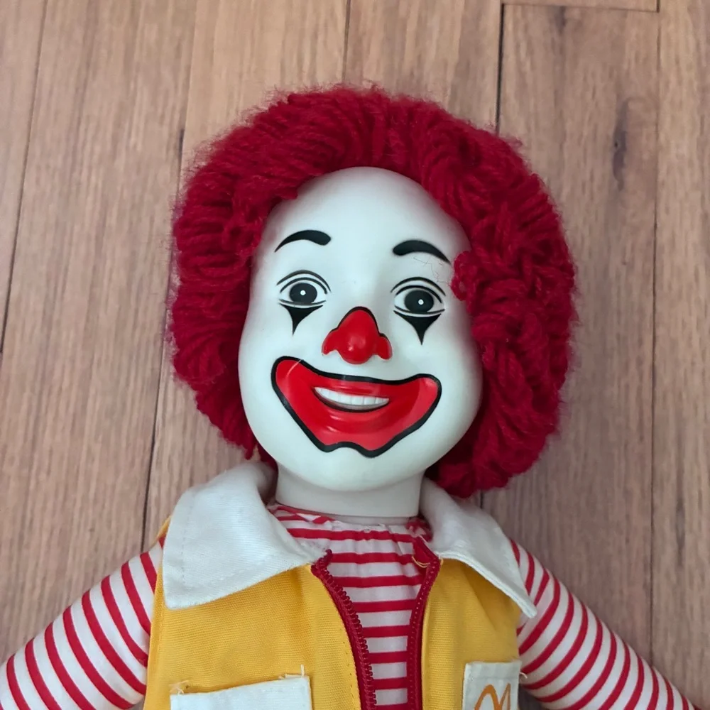 RARE New Vintage Clown RONALD MCDONALD, Doll, 1984, McDonald’s, 17 inch